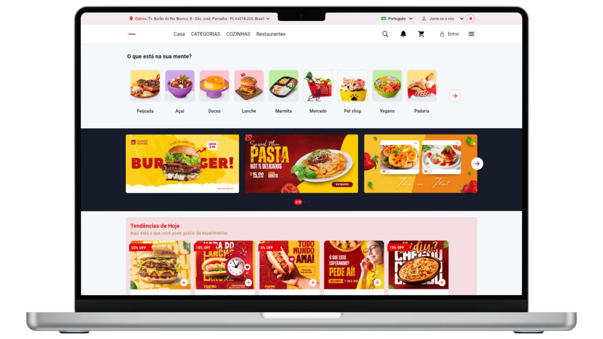 Clone iFood Aplicativo